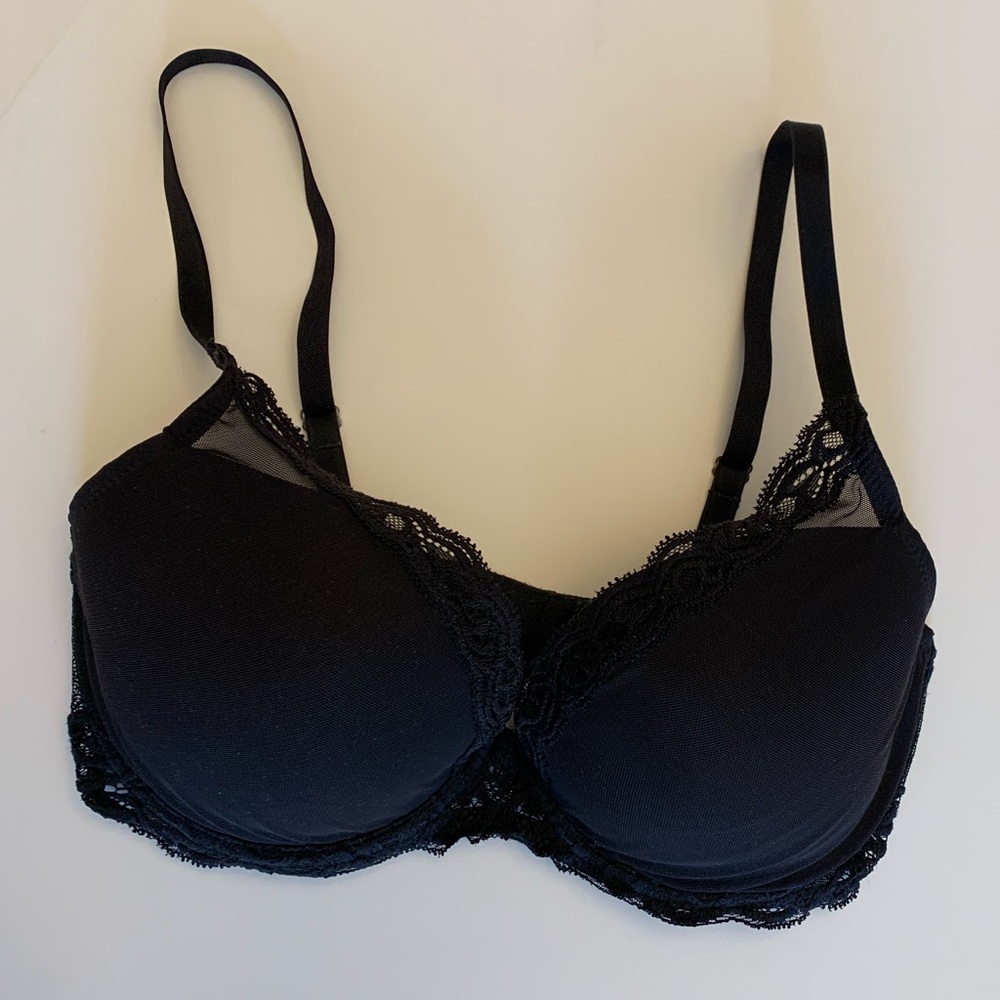 Natori Feathers Bra - Black - 34DD